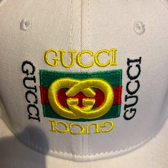 GUCCI EMBROIDERED BASEBALL HAT ADJUSTABLE NON-BRANDED - Picture 6 of 6